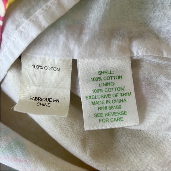 Lilly Pulitzer Multi State Patch Patchwork Print Sleeveless Delia Shift Dress - Picture 10 of 14